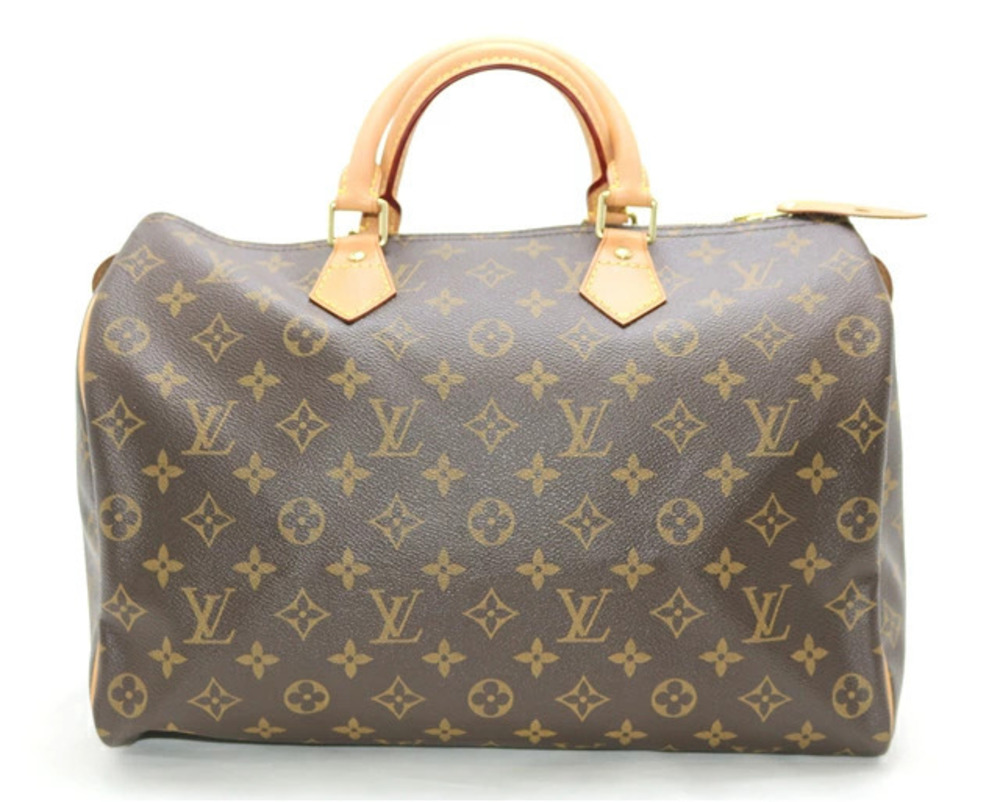 LOUIS VUITTON Monogram Speedy brown Handbag